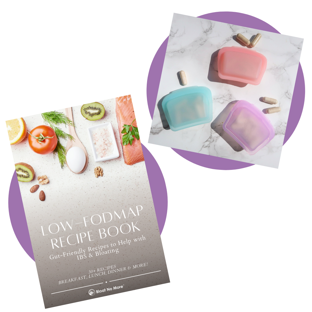 Low-FODMAP Recipe E-book + Travel Pouch Set (FREE)